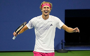 網球／輸2贏3大逆轉！Zverev生涯首闖大滿貫決賽