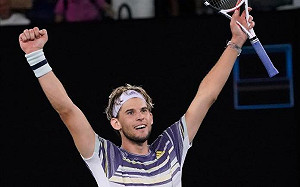 網球／3盤橫掃對手　Thiem生涯第4度闖進大滿貫決賽