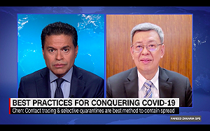 台灣防疫被看見！陳建仁登CNN分享成功模式