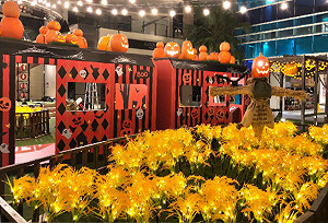 萬聖節鬼怪列車啟航！林口Outlet免費與幽靈、南瓜燈隧道合影