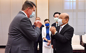 台灣好朋友克拉奇會面蘇貞昌  盼臺美雙方夥伴關係更加緊密