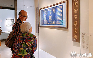 閉關3月完成5千字道德經  書法家蔡篤釗中友藝廊開個展