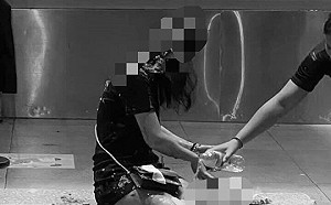 長髮女慘遭穢物淋頭  衝派出所怒告公然侮辱