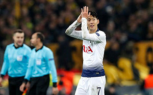 足球／ 亞洲第一人！南韓一哥孫興慜大四喜締造歷史(影)