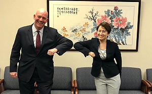 美助理國務卿二度會晤蕭美琴 中國氣噗噗：說成非官方是自欺欺人