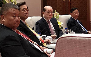 新黨登海峽論壇  主席吳成典:統一兩岸一家人  共謀共議復興民族