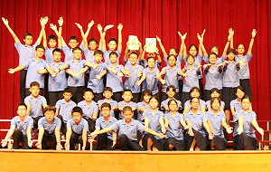 藝文教育融入日常  竹林中學誦讚中秋 