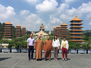 高市毒品防制局訪佛光山  盼宗教精神融入戒毒工作