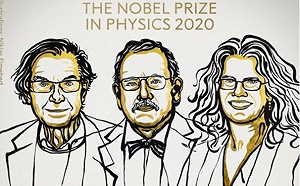 快訊》諾貝爾物理學獎出爐  英美德三學者因黑洞研究獲獎