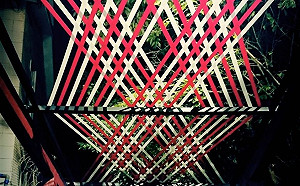 烏來打卡新亮點！泰雅族傳統編織構築夢幻藝術廊道