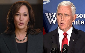 (影) 美國副總統辯論今登場  彭斯、賀錦麗交戰防疫議題