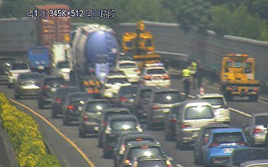 北部國道湧現車潮！午後9大路段壅塞 內湖、五股車速40公里以下