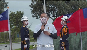 (影)挑戰自行車歡度國慶 侯友宜：用任何方式愛國家都很讓人感動