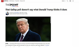 美國大選》曲解蓋洛普民調  CNN記者偏頗遭質疑