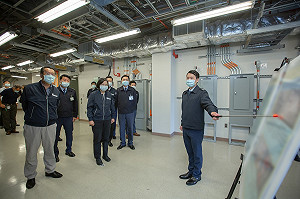 蔡英文視察樂山雷達站  親見鋪路爪長程預警雷達功能