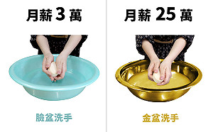 月收25萬vs.3萬網路梗 內政部臉書幽默用來宣傳「洗手日」