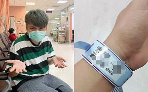 蔡阿嘎換染劑半夜掛急診紅癢無法入睡 粉絲：黑髮就很好看