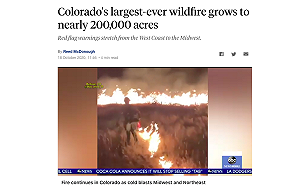 美科羅拉多州史上最大野火 約3個台北市面積被毀