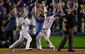 MLB／貝林傑關鍵轟！道奇搶七逆轉勇士　3連勝進世界大賽