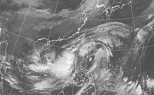 輕颱沙德爾增壯中！共伴連2天防豪雨  冷空氣周末報到低溫跌破20度