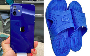 iPhone12藍色開箱照！網友哀嚎：不是一般的醜