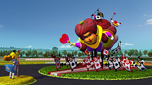 花朵組成10公尺高紅心皇后！台中花毯節模擬畫面曝光