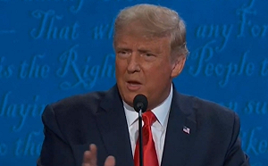 美國總統辯論會》川普論戰新冠肺炎 「疫情大流行就是中國的錯！」