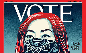 百年來首次改封面刊名 《時代》雜誌籲美國人投票