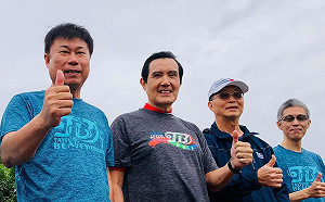 70歲依舊硬朗！馬英九參加鐵人三項　高喊：不管比他快、還慢都要法辦