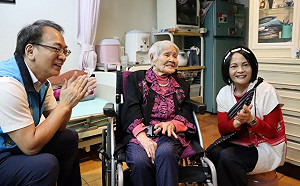 全台唯一「賽德克族紋面國寶」人瑞   新北重陽節前探視