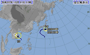 10月颱難北上 日本2020年可能出現零登陸