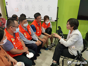 民眾黨嘉義座談 蔡壁如：11月22日反萊豬上凱道