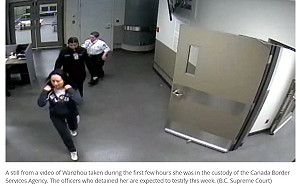 孟晚舟被逮當晚畫面曝光 加拿大騎警出庭吐露過程