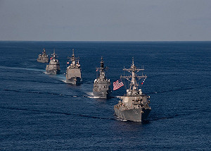 中共有膽出來！  美日加3國軍演  航母戰機總動員