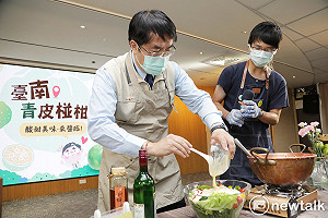 青皮椪柑搶先全國上市  黃偉哲與果醬男孩推薦健康調味新吃法