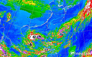 這時間最接近台灣!颱風閃電仍滯留  氣象局:不排除發海警