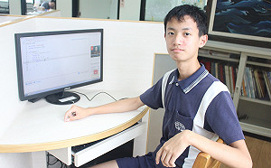 新北竹林高二生鄧星宇勇奪APCS八級分:別沉迷電玩
