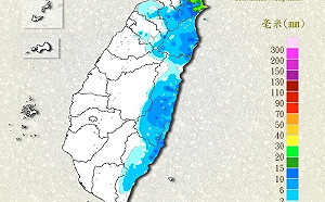 全台最大雨量前10名 氣象局:皆在新北與北市