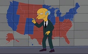 辛普森8年前神預言成真! 各州選情幾乎全命中