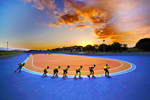 直排輪愛好者假日必衝！新莊直排輪場升級國際規格