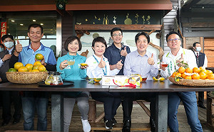 賭贏盧秀燕回報行銷農特產  賴清德:酸甜椪柑吃了像戀愛味