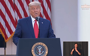 (影)不再嘴硬!拜登宣布勝選後首公開發言 川普:誰知道下屆哪個政府執政