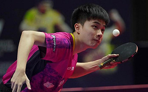 桌球/林昀儒大戰6局惜敗 球王稱讚:他進步了很多