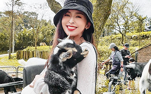 網美Nikki牧場餵食秀  粉絲心動：羨慕小羊啦