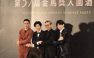 金馬酒會男主互別苗頭！李國煌不敢裸露 笑問：比腹肌拿獎嗎？