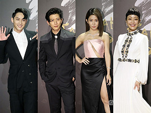 金馬獎第57屆星光大道  郭書瑤紅毯秀美腿