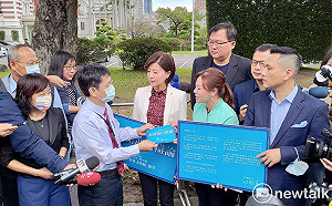 邀蔡英文公開辯萊豬 國民黨赴總統府下戰帖