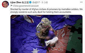 戰狼外交官貼假圖挨轟  林俊憲狠酸：中國其實根本不需要外交部