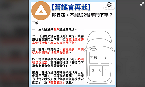 網傳「即日起不能從2號車門下車」 查核中心：傳言過於簡化、部分錯誤訊息