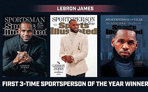 第一人！詹皇3度獲選為最佳運動員